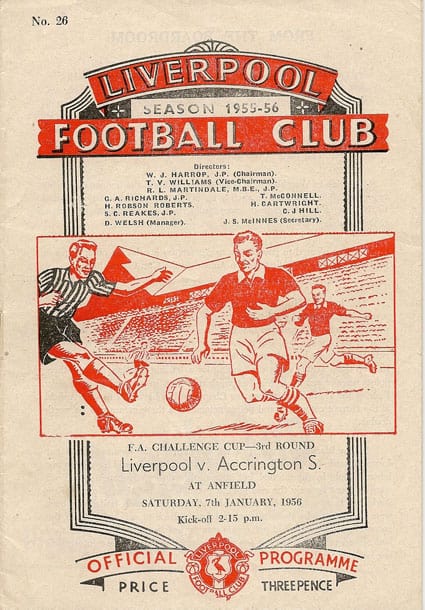 Liverpool FC v Accrington Stanley (1891)